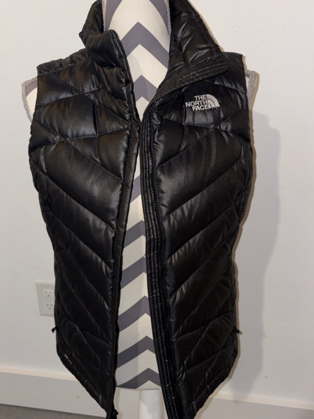 The North Face Black Quilted Down Vest - Women's